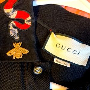 Gucci snake collar polo